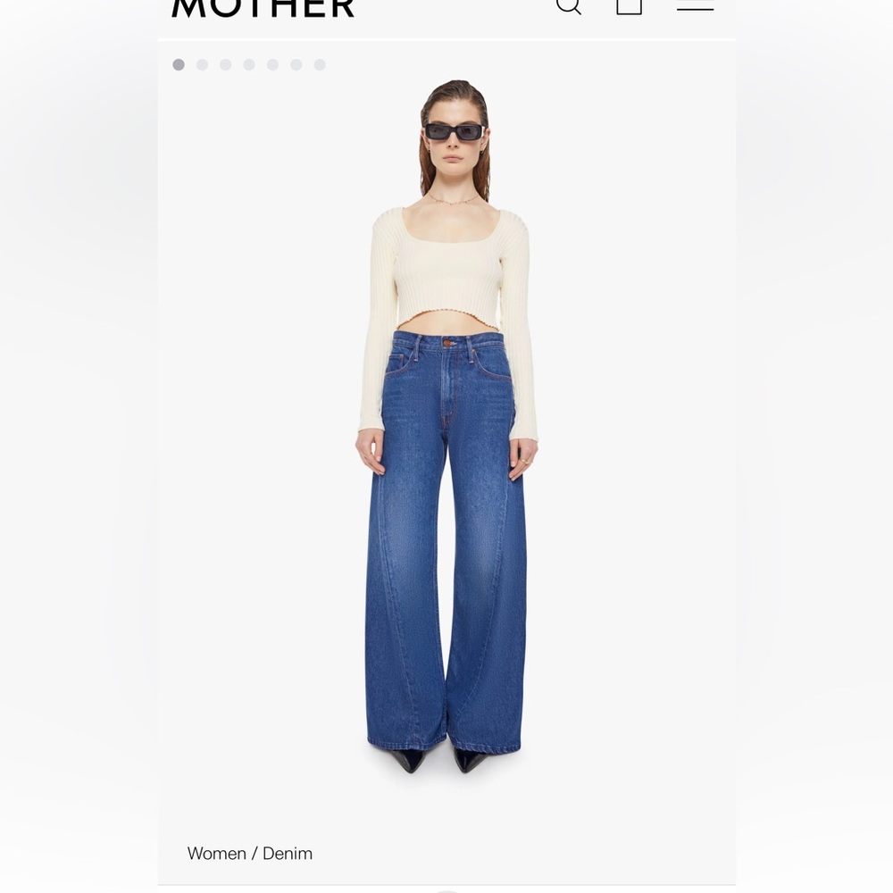 SNACKS! Lemon Twist Wide Leg Jean NWOT